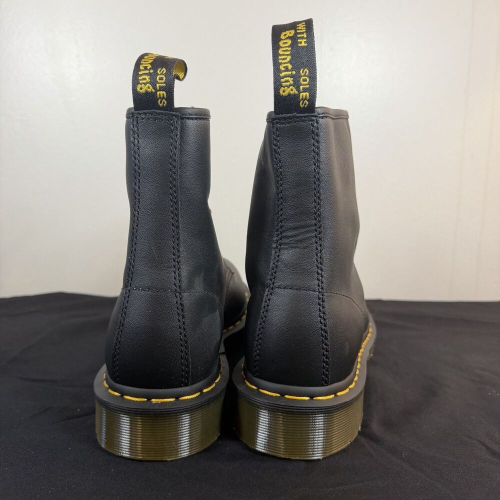NWB Dr Martens 1460 Softy T Leather Lace Up Boots Black Men 8 Women 9 - Picture 4 of 12